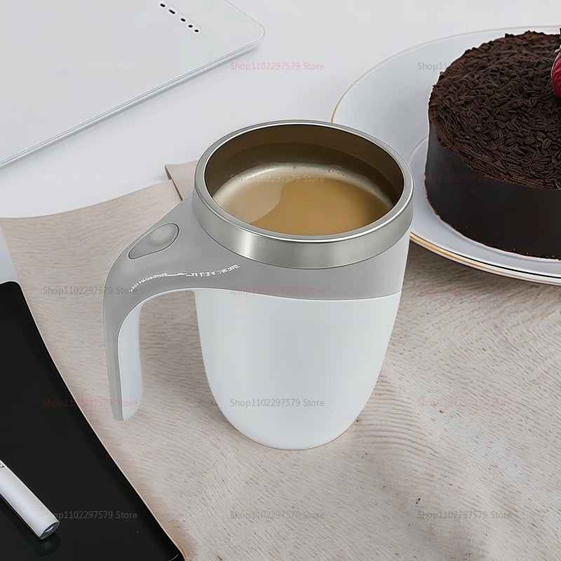 Tasse magnétique automatique pour café et lait en acier inoxydable 304 résistant à la corrosion, mélangeur électrique portable rechargeable