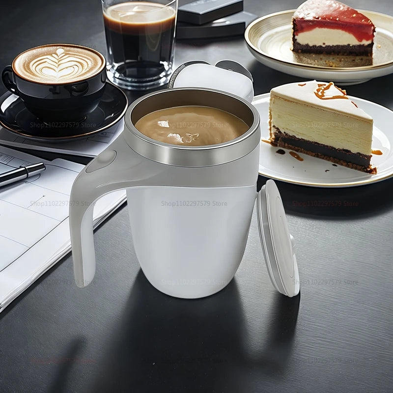 Tasse magnétique automatique pour café et lait en acier inoxydable 304 résistant à la corrosion, mélangeur électrique portable rechargeable