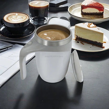 Tasse magnétique automatique pour café et lait en acier inoxydable 304 résistant à la corrosion, mélangeur électrique portable rechargeable