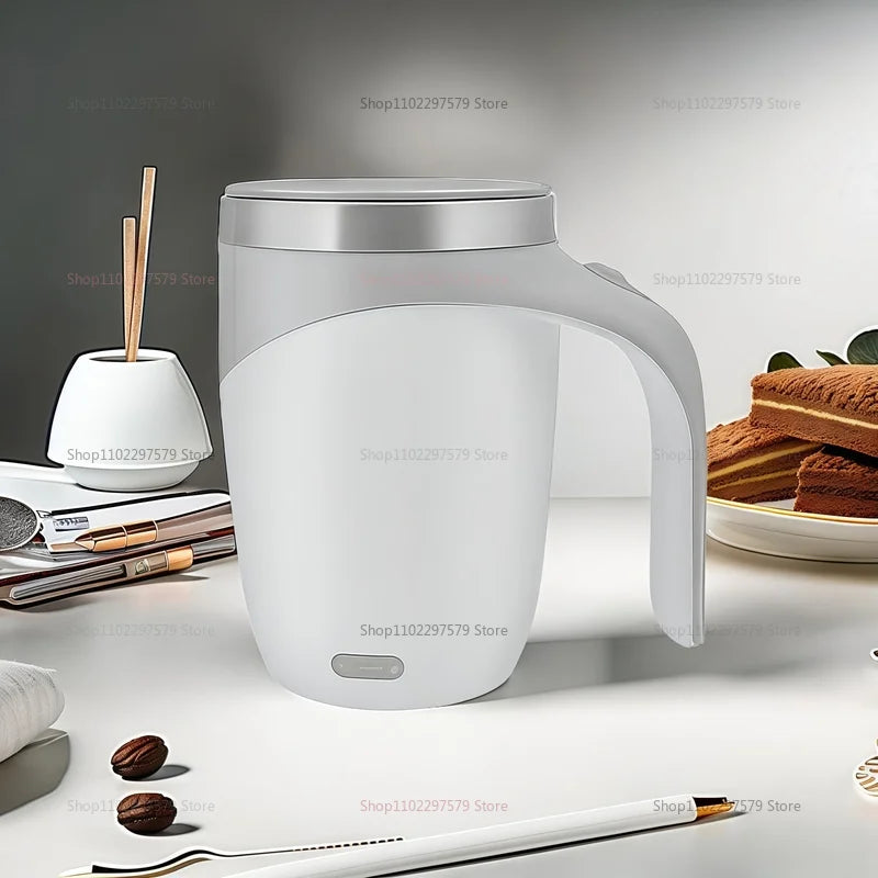 Tasse magnétique automatique pour café et lait en acier inoxydable 304 résistant à la corrosion, mélangeur électrique portable rechargeable