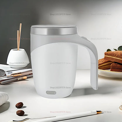 Tasse magnétique automatique pour café et lait en acier inoxydable 304 résistant à la corrosion, mélangeur électrique portable rechargeable