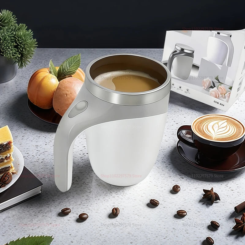 Tasse magnétique automatique pour café et lait en acier inoxydable 304 résistant à la corrosion, mélangeur électrique portable rechargeable